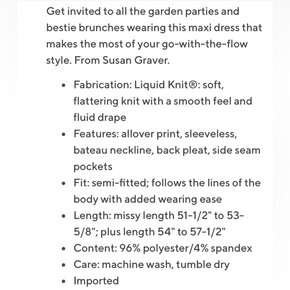 Susan Graver Yellow Floral Dress - Picture 5 of 7